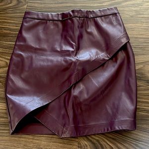 Dynamite day leather mini skirt